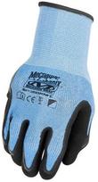Darbo pirštinės pirštuotos Mechanix Wear SpeedKnit CoolMax S1CB-03-010, tekstilė/lateksas, mėlyna/juoda, XL, 2 vnt.