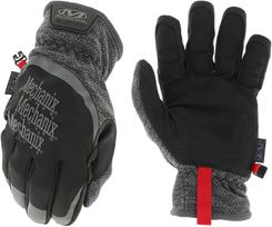 Darbo pirštinės pirštuotos Mechanix Wear ColdWork FastFit, dirbtinė oda/flisas, juoda/pilka, XXL, 2 vnt.
