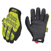 pirstines mechanix the original - Darbo pirštinės pirštuotos Mechanix Wear The Original HI-VIZ, suaugusiems, juoda/geltona, L - 1 nuotrauka