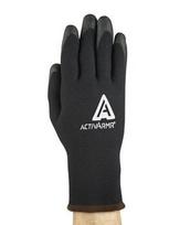 Darbo pirštinės atsparios įpjovimui, pirštuotos Ansell ActivArmr 97-631, polivinilchloridas (pvc), juoda, 9