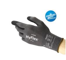 Darbo pirštinės pirštuotos Ansell HyFlex 11-840, nailonas/nitrilas, pilka, 10