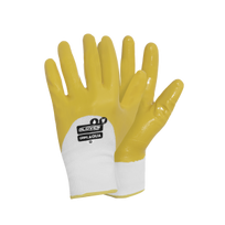 Darbo pirštinės aplietos nitrilu GLOVES PRO GRIPS AQUA