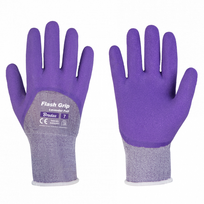 Sodo ir darbo pirštinės Bradas FLASH GRIP LAVENDER FULL, 7 dydis, 6 vnt.