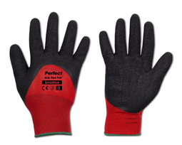 Apsauginės darbo pirštinės Bradas PERFECT GRIP RED FULL, 9 dydis, 6 vnt.