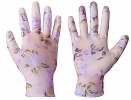 Sodo ir darbo pirštinės Bradas NITROX FLOWERS, 6 dydis, 6 vnt.