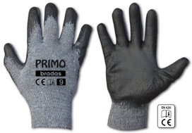 Apsauginės darbo pirštinės Bradas PRIMO, 8 dydis, 6 vnt.