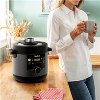 daugiafunkcinis puodas - Tefal CY7788 Turbo Cuisine & Fry Multifunction, Black - 12 nuotrauka