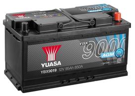 akumuliatoriai start stop - Yuasa AGM YBX9019 95Ah 12V 850A - 1 nuotrauka