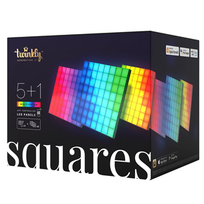rgb lemputes - Twinkly - Squares 6 Square Blocks starter Kit - 1 nuotrauka
