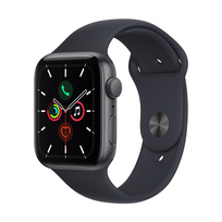 APPLE Watch SE GPS, 44mm Space Grey Aluminium Case with Midnight Sport Band