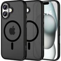 apple iphone 16 - Tech-Protect "MagMat Magsafe Case iPhone 16" Matte Black - 1 nuotrauka