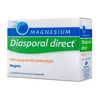 Magnesium Diasporal Direct, granulės, 400 mg, N20