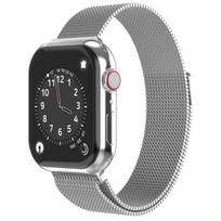 apple watch apyrankes 40mm - Swissten 44mm Metal Strap Mesh Silver - 2 nuotrauka