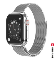 Swissten 44mm Metal Strap Mesh Silver