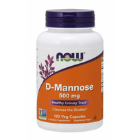 Now Foods D-Mannose 500 mg 120 vcaps