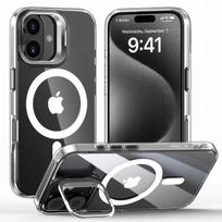 magsafe stovas - Tech-Protect "Magstand MagSafe Case iPhone 16" Transparent - 1 nuotrauka