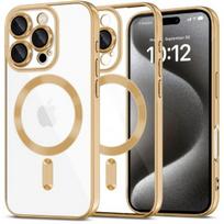 deklas telefonui 16 pro - Tech-Protect "MagFlex Magsafe Case iPhone 16 Pro" Shiny Gold - 1 nuotrauka
