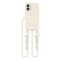 apple iphone 16 - Tech-Protect "Magnecklace MagSafe Case iPhone 16" Latte - 1 nuotrauka