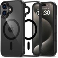 Tech-Protect "MagMat Magsafe Case iPhone 16" Black-Clear