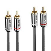kabelis 3.5mm 2.5mm - LINDY CABLE AUDIO DUAL PHONO 10M/35349 - 1 nuotrauka