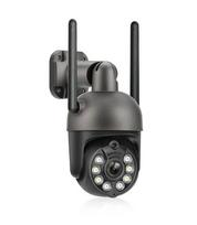Išmani kupolinė lauko 8mp Ultra HD raiškos juoda WiFi kamera