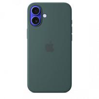 apple iphone 16 silicone case - Apple iPhone 16 Plus Silicone Case with MagSafe - Lake Green MYYH3ZM/ A - 1 nuotrauka