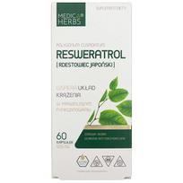 medic - Medica Herbs Resveratrolis (Japoninė raktažolė) 500 mg - 60 kapsulių - 1 nuotrauka