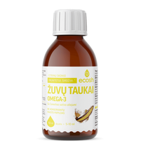 citrinos - ECOSH žuvų taukai su Camelina sativa aliejumi, citrinų skonio, 150 ml - 2 nuotrauka