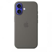 apple iphone 16 silicone case - Apple iPhone 16 Silicone Case with MagSafe - Stone Gray MYY33ZM/ A - 1 nuotrauka
