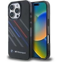 9 pro - BMW "Motosport IML Random Stripes Case iPhone 16 Pro Max" Black - 1 nuotrauka