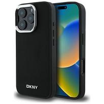 apple iphone 16 pro max magsafe - Dkny "Plain Silver Logo MagSafe Case iPhone 16 Pro Max" Black - 1 nuotrauka