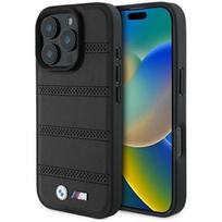 apple pro 3 - BMW "M Perforated And Stitched Line MagSafe Case iPhone 16 Pro" Black - 1 nuotrauka