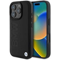 apple iphone 16 pro max magsafe - BMW "Leather Hot Stamp MagSafe Case iPhone 16 Pro Max" Black - 1 nuotrauka