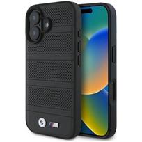 iphone 166 - BMW "M Perforated And Stitched Line MagSafe Case iPhone 16" Black - 1 nuotrauka