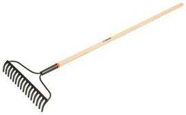 Dirvos grėblys su 16 plieninių dantų, medinė rankena, 137cm Truper®