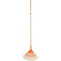 Grėblys vėduoklinis Flo 35799, su kotu, 1200 mm