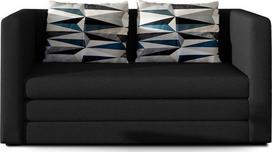 Miegamasis fotelis-sofa NORE Neva Sawana, juoda
