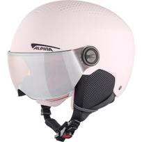 Slidinėjimo šalmas Alpina Zupo Visor Q-Lite, rožinis