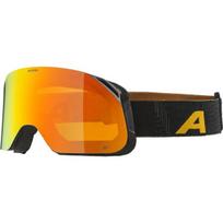 Slidinėjimo akiniai Alpina Blackcomb Q-Lite S2, juodi/oranžiniai