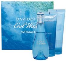 Davidoff Cool Water 100ml EDT+ 75ml Body lotion + 75ml Shower Gel