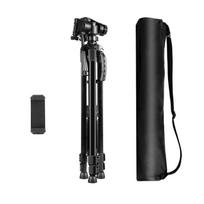 phone tripod - Puluz Tripod with 3D 360° head + phone holder PU3096B priedas - 1 nuotrauka