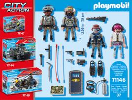 playmobil policija - PLAYMOBIL CITY ACTION Specialiųjų pajėgų komanda 71146 - 4 nuotrauka