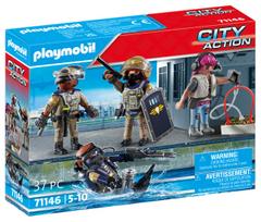 playmobil policija - PLAYMOBIL CITY ACTION Specialiųjų pajėgų komanda 71146 - 2 nuotrauka