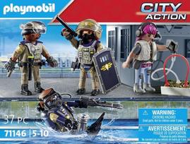 PLAYMOBIL CITY ACTION Specialiųjų pajėgų komanda 71146