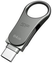 64gb usb - Silicon Power Mobile C80 64GB - 1 nuotrauka
