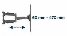 tv laikiklis 400x400 - GEMBIRD WM-58ST-01 32-58" - 4 nuotrauka