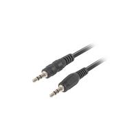 kabelis 3.5mm 2.5mm - Lanberg Cable 3.5mm / 3.5mm Black 2m - 1 nuotrauka