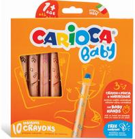 ivairios prekes - Carioca Kredki 3w1 Baby Jumbo - 1 nuotrauka