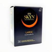 skyn prezervatyvai 10 - SKYN Large 36 vnt. - 1 nuotrauka