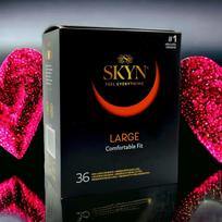 skyn prezervatyvai 10 - SKYN Large 36 vnt. - 3 nuotrauka